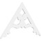 Ekena Millwork Pitch Brontes Architectural Grade PVC Gable Pediment, 48"W x 28"H x 1"P (14/12) GPP048X028X100BRO - alternate 1